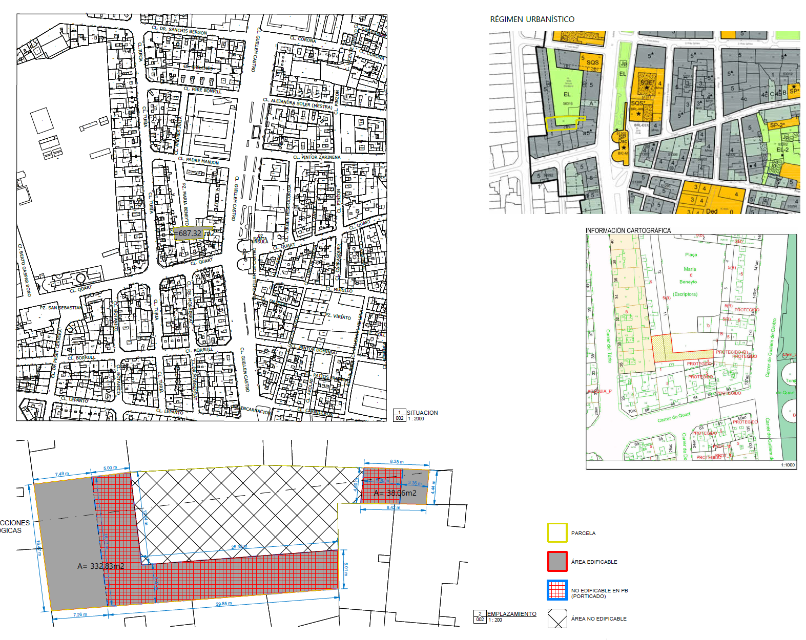 Plànol de situació Plaça María Beneyto 10